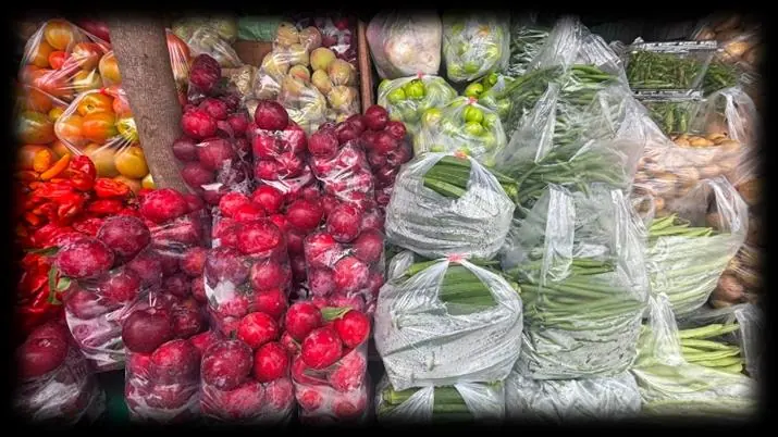Fresh produce at a Shillong market